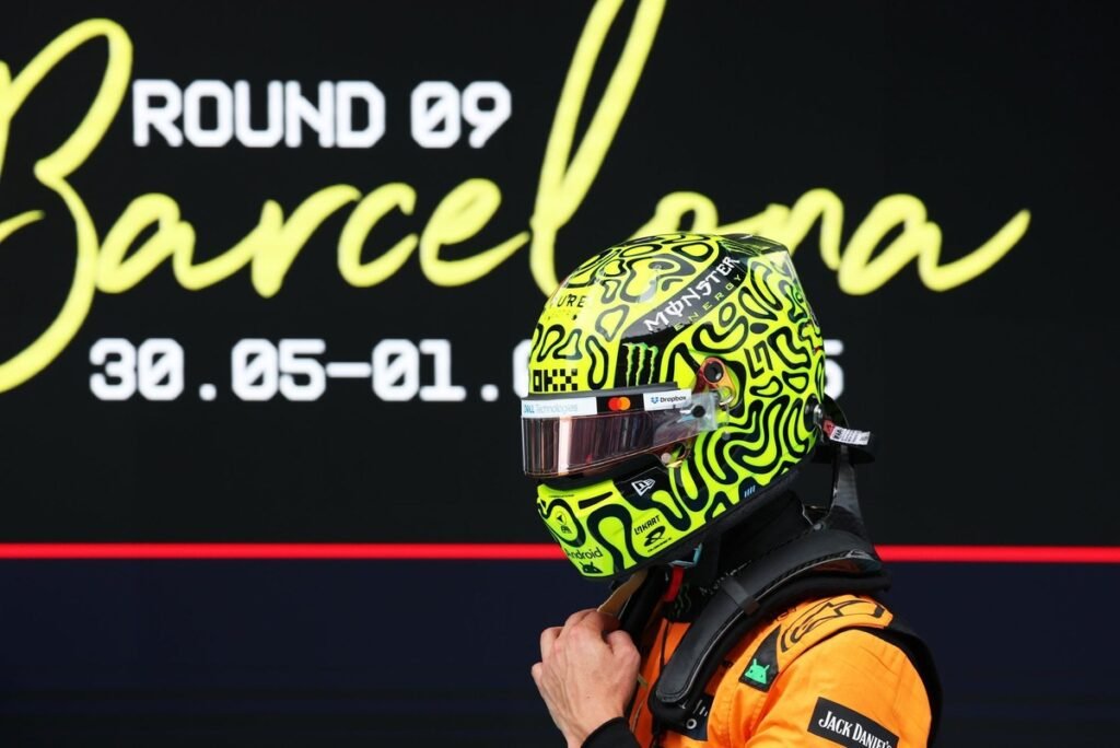 Lando Norris laments “too many mistakes” fighting for F1 Spanish GP pole