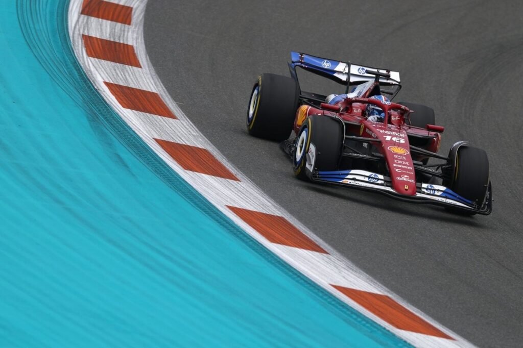 Leclerc “annoyed” by Ferrari’s missing F1 Miami GP pace