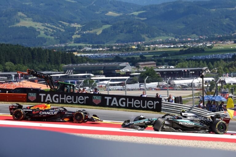 Kimi Antonelli handed British GP grid drop for crash with Max Verstappen in Austria