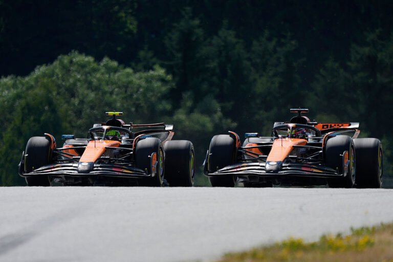 Piastri apologizes for near-miss, but Stella proud of McLaren duel