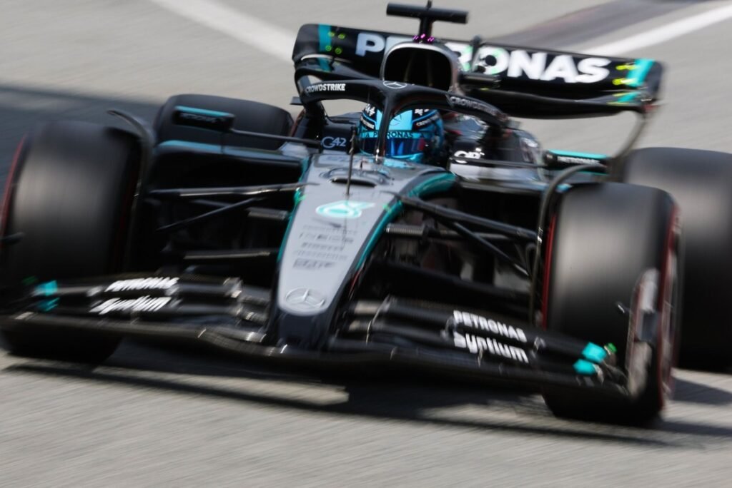 Russell: Hard compounds will be Mercedes’ “only silver lining” in hot F1 Spanish GP