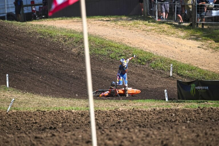 Chase Sexton Suffers Crash, DNF in Moto Two at 2025 Ironman National