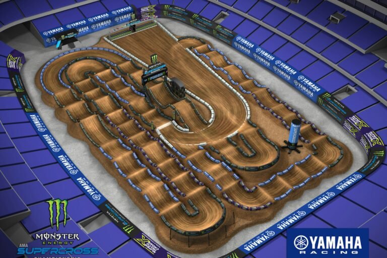 2026 Monster Energy Supercross Track Map Images
