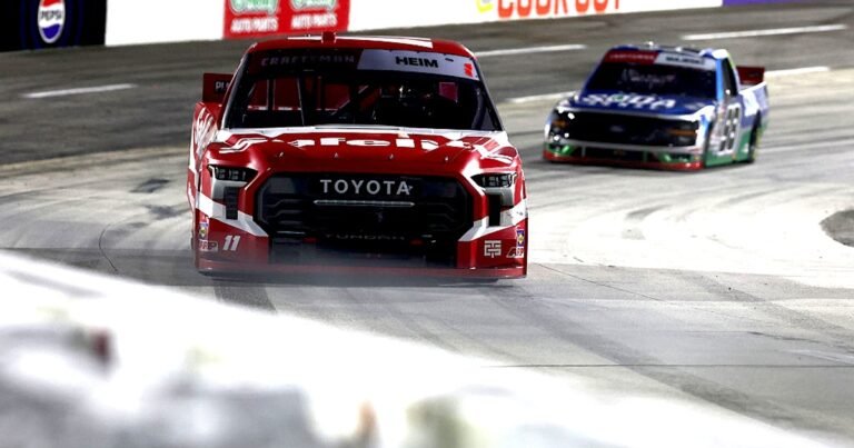 Heim wins record 11th Truck race in dramatic Martinsville elimination event