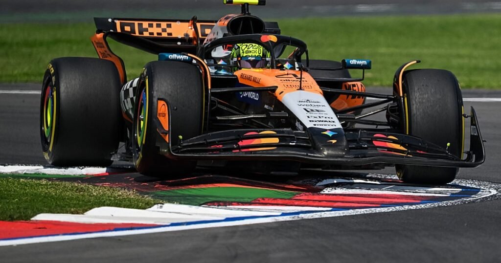 Norris dominates Mexico qualifying as Piastri slips to eighth