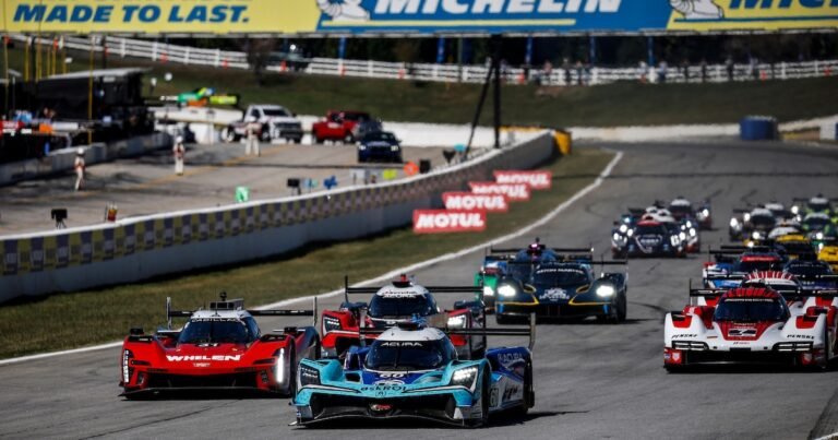 MSR leads Petit at quarter distance after first lap GTD pileup