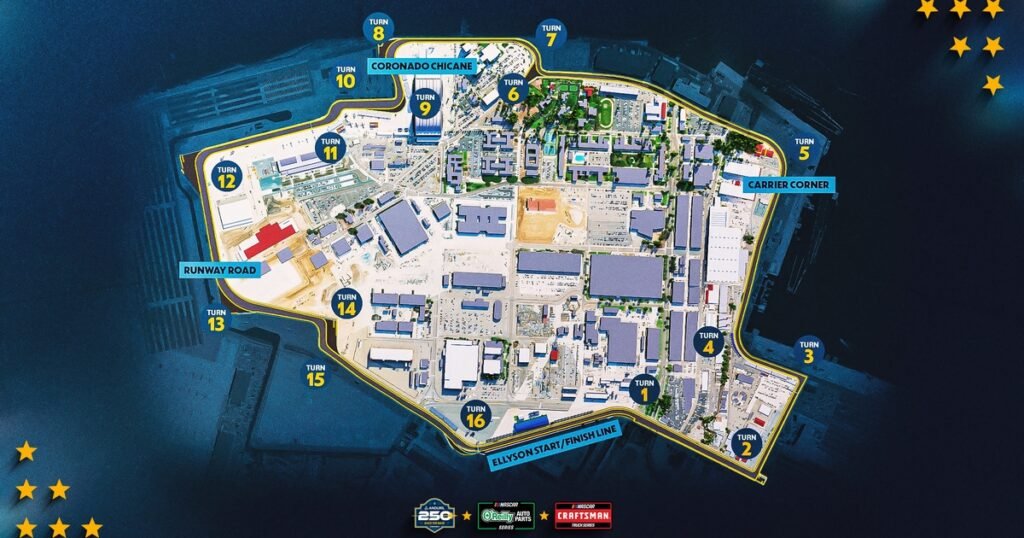 NASCAR unveils San Diego street course layout