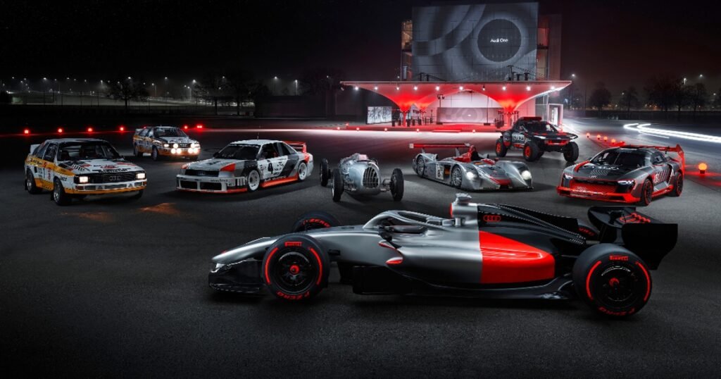 As its F1 future arrives, Audi leans on its history