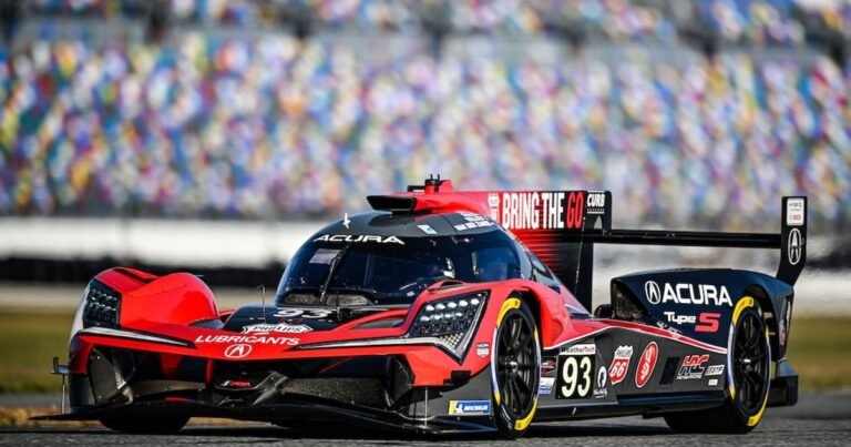 Acura Meyer Shank sets the pace on opening day of IMSA Sanctioned Test at Daytona