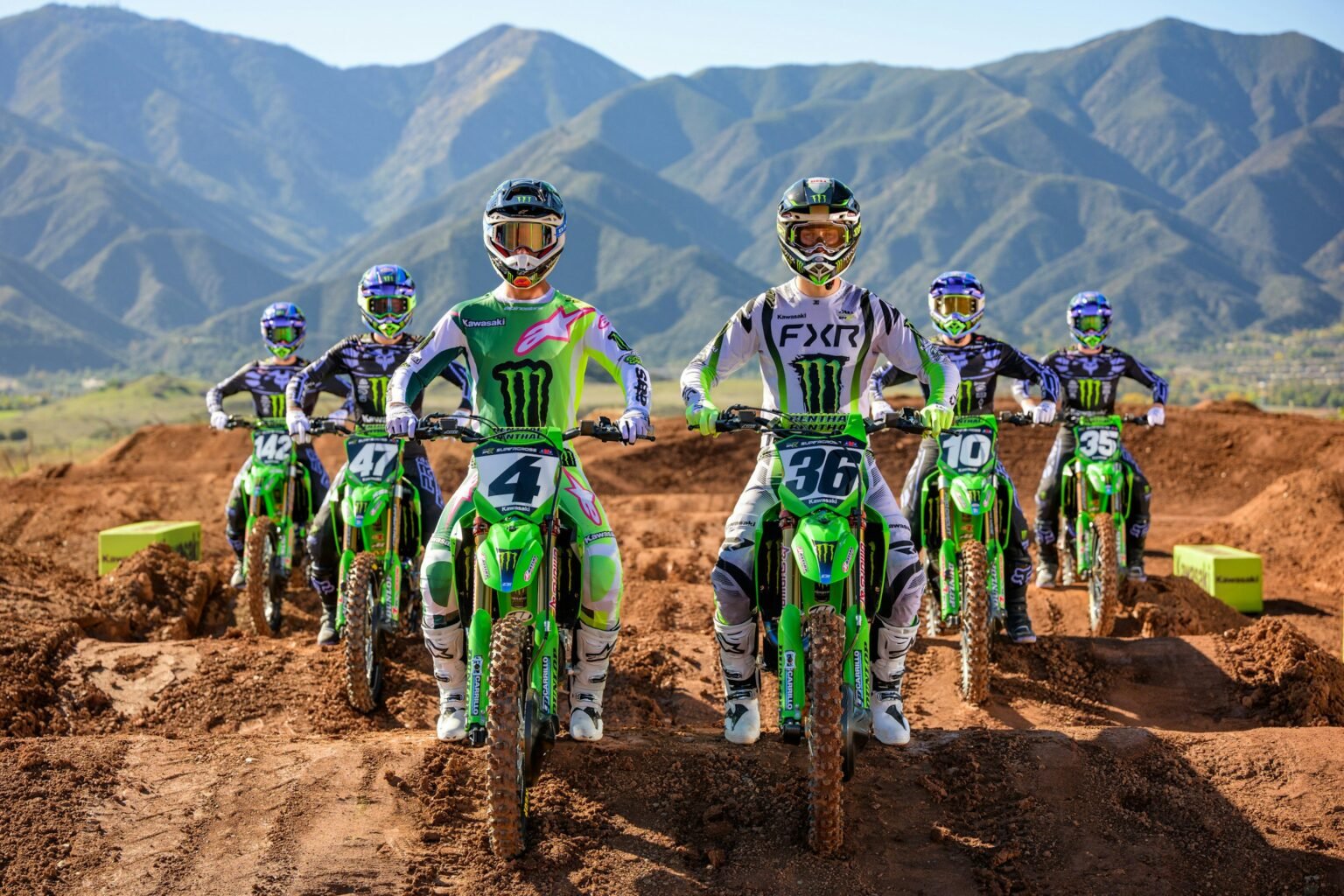 2026 Monster Energy/Pro Circuit and Monster Energy Kawasaki Team Photoshoot Gallery