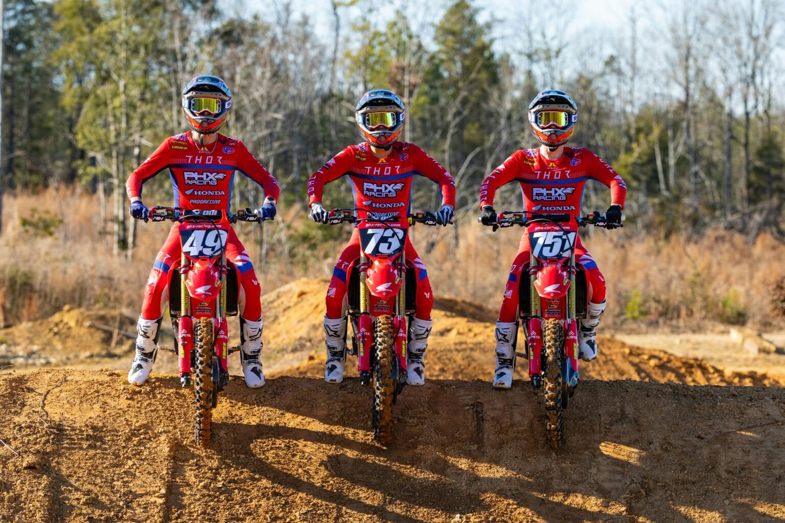 Park, Towers, and Ferry Return to Phoenix Racing Honda for 2026 250SX East and 250 Pro Motocross