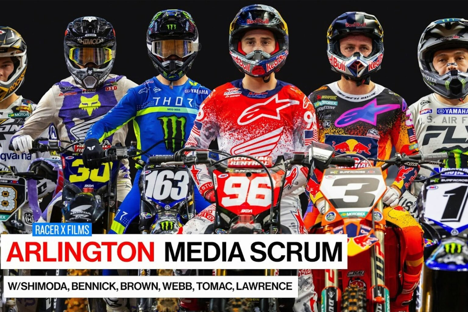 Arlington SX Post-Race Interview Highlights: Shimoda, Bennick, Brown, Webb, Tomac, Lawrence, and Lindstrom