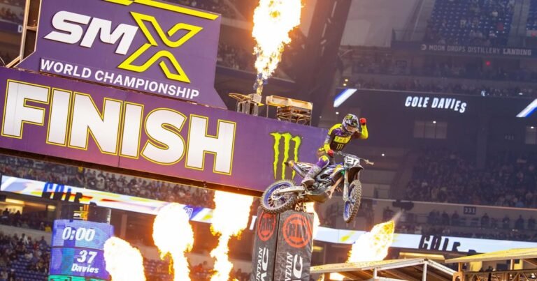 2026 Indianapolis Supercross Race Recap and Results: Lawrence and Davies Win Triple Crown