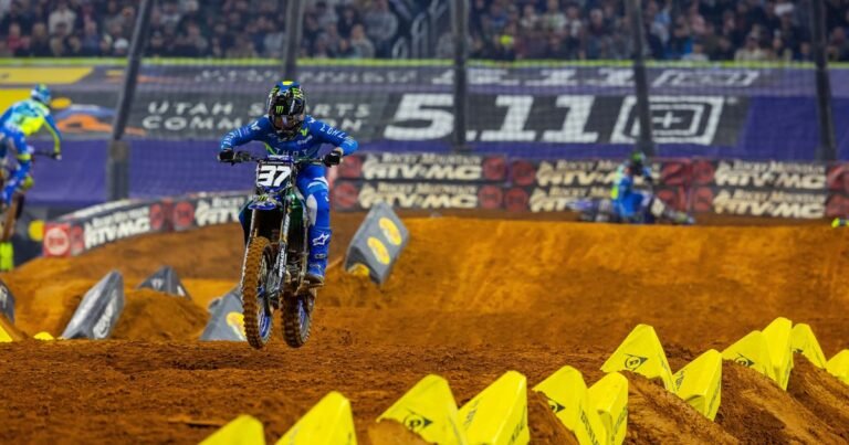 Team Managers Lindstrom, Hahn, Haas, and Pipes Pre-Race in Birmingham Supercross